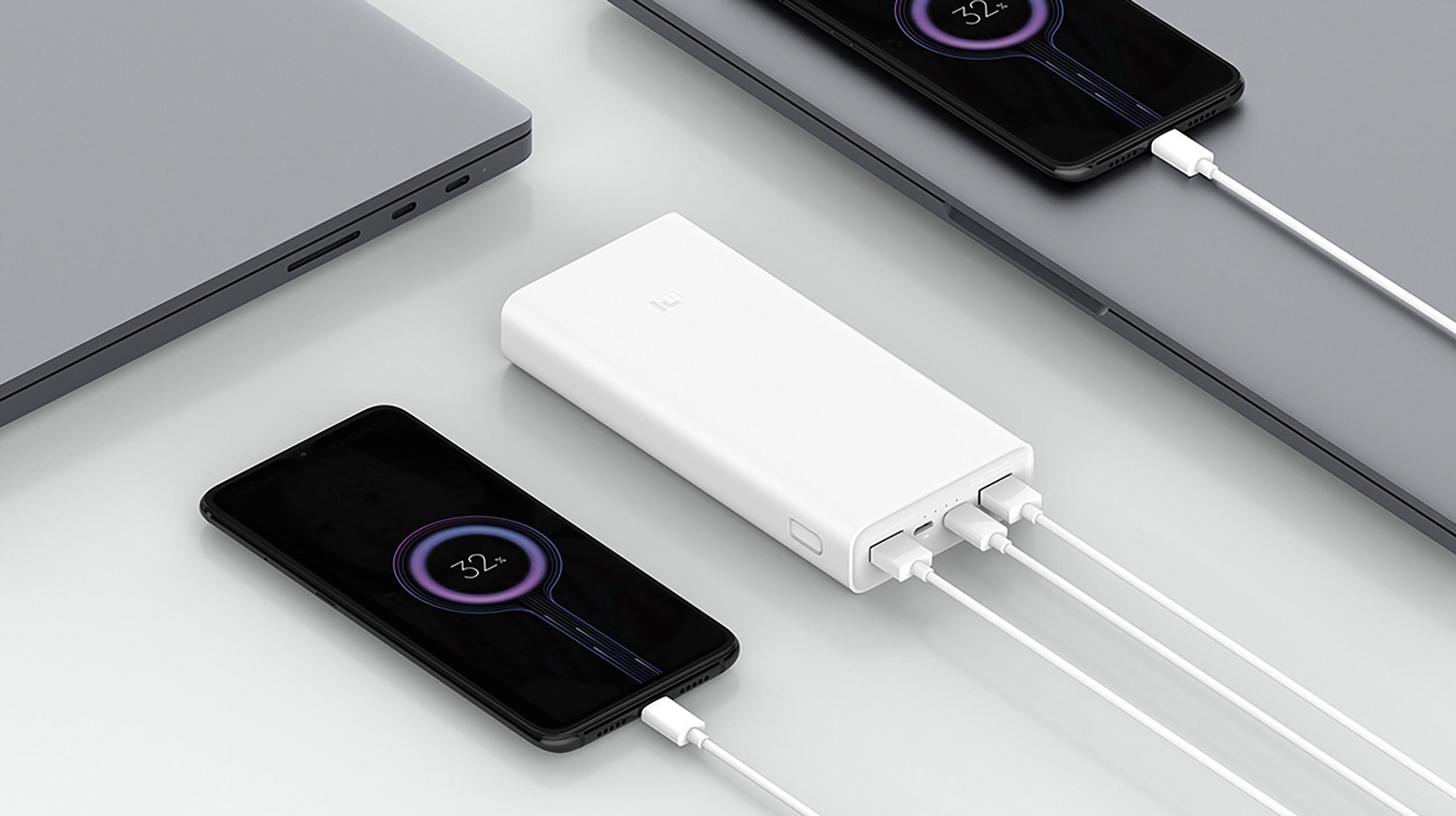Три устройства сразу Xiaomi Power Bank 3S 20000 mAh Три устройства сразу Xiaomi Power Bank 3S 20000 mAh
