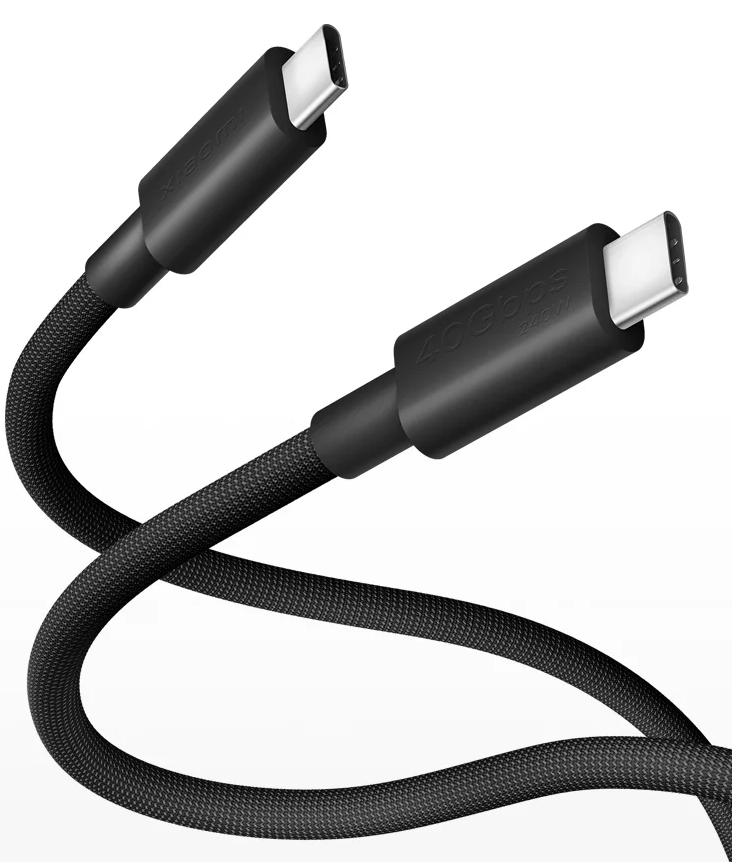 Xiaomi 6A High-Speed USB 4 Braided Type-C Cable Xiaomi 6A High-Speed USB 4 Braided Type-C Cable