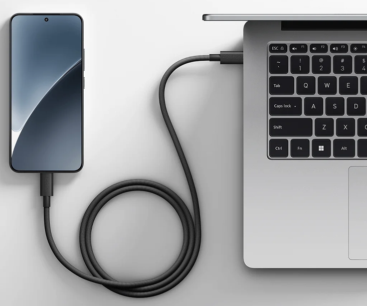Xiaomi 6A High-Speed USB 4 Braided Type-C Cable Xiaomi 6A High-Speed USB 4 Braided Type-C Cable