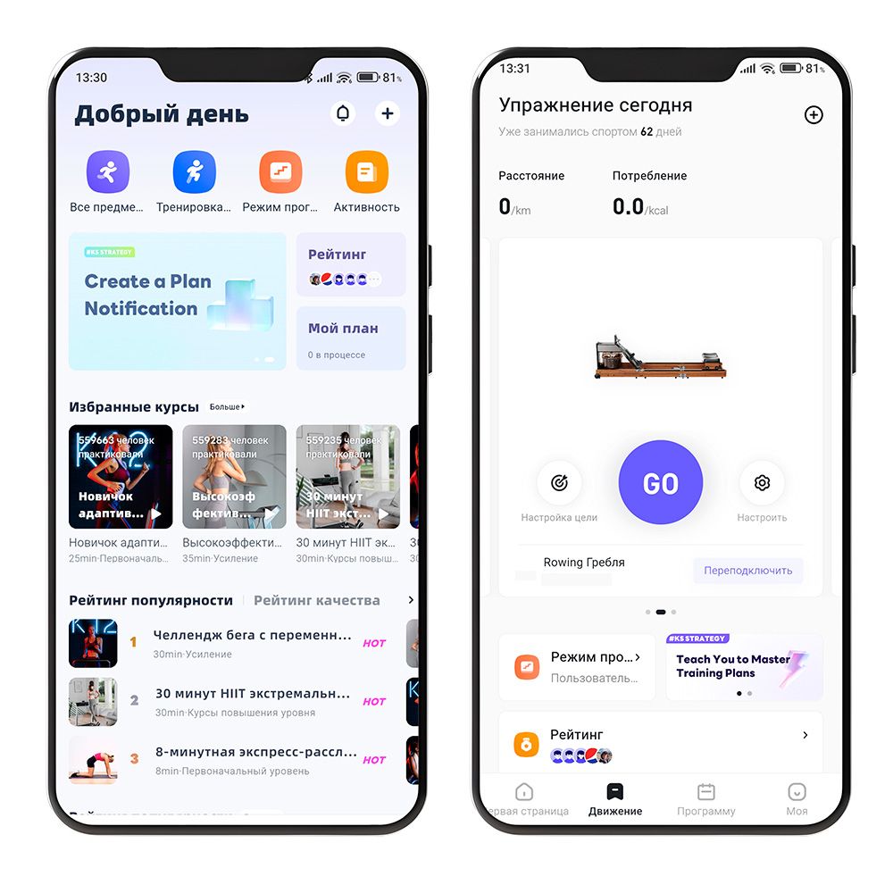 KingSmith Rowing Machine Pro